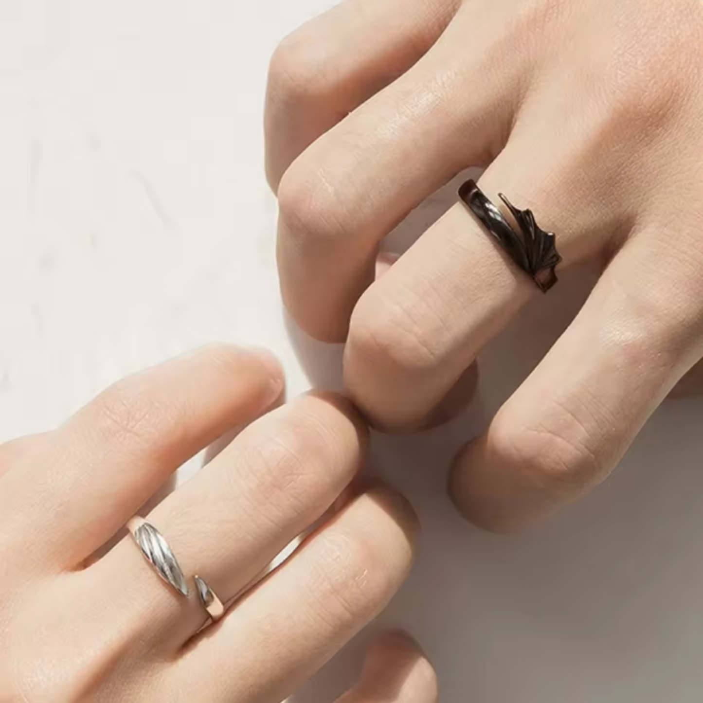 Anillos de dragón en pareja
